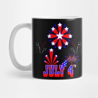 Sparkling Spectacle: A Patriotic Celebration for July 4th! Mug